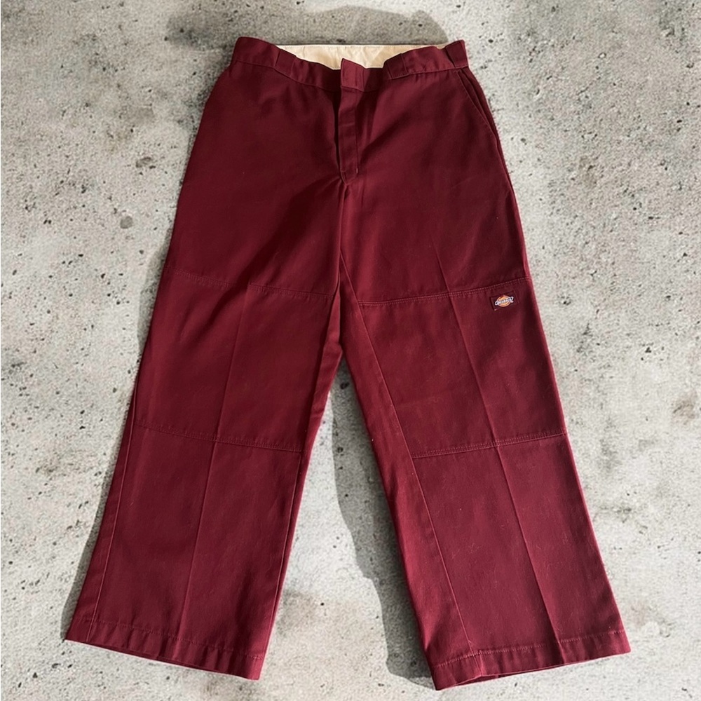 Dickies 36x30 Maroon Double Knee Pants